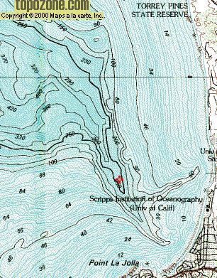 TopoZone US Geological Survey online map of the canyons.